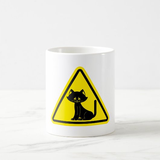 Pétition Pet Sign Black Cat Coffee Mug