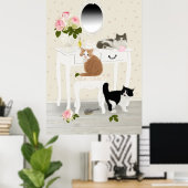 PetitRose "Kittens Beauty Salon" , Poster (Thuiskantoor)