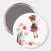 PetitRose "Kleine Bloemenfee" , Magneet (Voorkant / Achterkant)