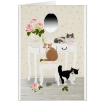 PetitRose "salon de beauté de chatons", carte
