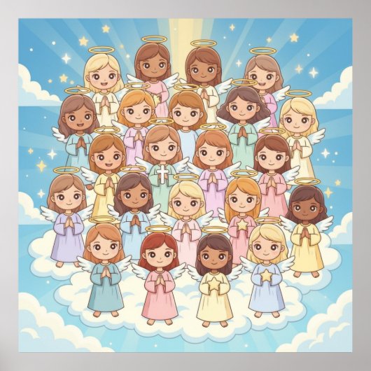 Petits anges Christian Nursery Affiche (Devant)