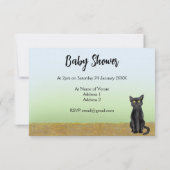 Petits animaux de ferme baby shower invitation (pe (Dos)