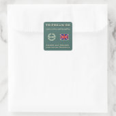 Petits autocollants carrés (Sac)