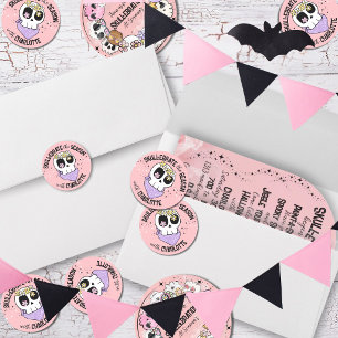 Petits autocollants Halloween pour enveloppes/sacs