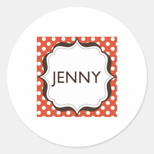 Petits autocollants ronds - logo centré (Devant)