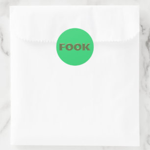 Petits autocollants verts ronds