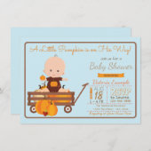 Petits Baby showers Citrouilles Invitation (Devant / Derrière)