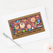 Petits bébés en jeu Autocollant de promo personnal (Enveloppe)