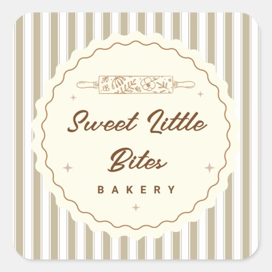 Petits Biscuits Sucrés Autocollant de Logo de Boul (Devant)
