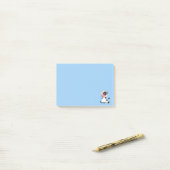 Petits blocs-notes Post-it® Bull noir et blanc 4 x (Sur un bureau)