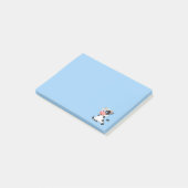 Petits blocs-notes Post-it® Bull noir et blanc 4 x (Incliné)