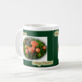 Petits champignons brillants Mug de Noël (Devant gauche)