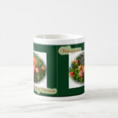 Petits champignons brillants Mug de Noël (Centre)