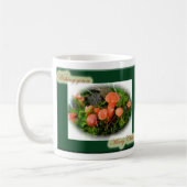 Petits champignons brillants Mug de Noël (Gauche)