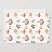 Petits champignons Invitation Anniversaire (Dos)