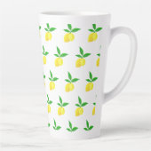Petits citrons sur mug latte blanc (Droite)