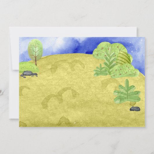 Petits Cochons Invitation d'anniversaire (Dos)