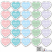 Petits coeurs | Autocollants (Devant)