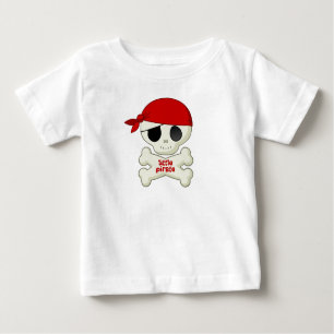 Petits crâne de pirate et T-shirt d'enfants d'os