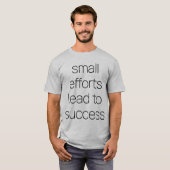 Petits efforts T-shirt masculin de base (Devant entier)