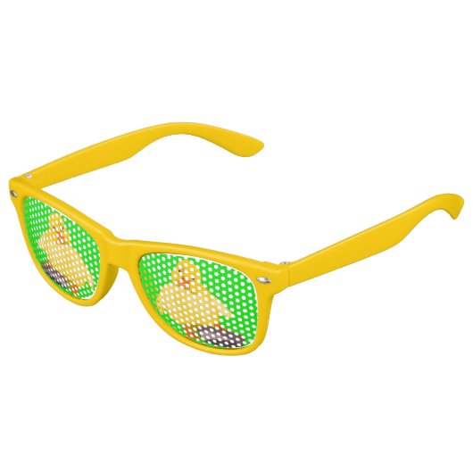 Petits enfants Jaunes Canards Lunettes de soleil a (Angle)