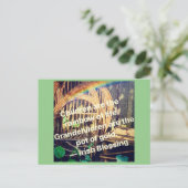 Petits-enfants, le pot d'or dans la vie. Carte pos (Debout devant)