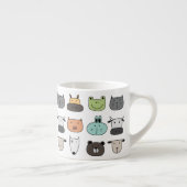 Petits enfants Mug - Visages animaux (Droite)