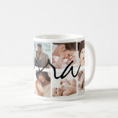 Petits-enfants personnalisés Photo Collage Mug (Devant droit)