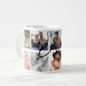 Petits-enfants personnalisés Photo Collage Mug (Devant gauche)