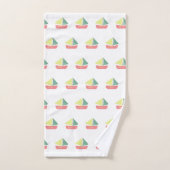 PETITS ENFANTS VOILE BATEAU TOUR SALLE DE BAINS EN (Serviette à main)