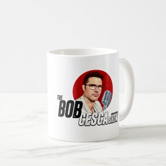 Petits et moyens mugs de l'émission Bob Cesca (Devant droit)