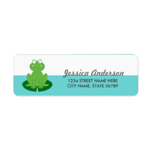 Petits étiquettes de adresse mignons de retour de