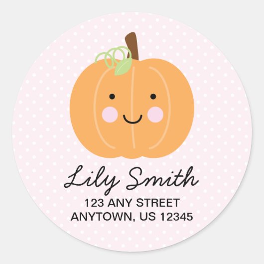 Petits étiquettes de adresse roses de retour de (Devant)