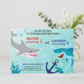 Petits frères et soeurs invitation à l'anniversair (Debout devant)