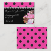 PETITS GÂTEAUX MIGNONS de cartes de visite (Devant / Derrière)