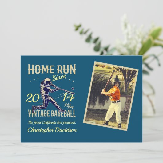 Petits Ligue de baseball Invitation d'anniversaire (Debout devant)