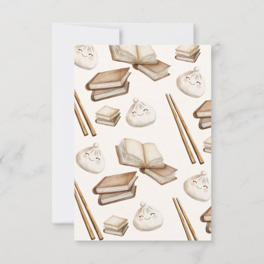 Petits Livres de Dumpling pour cartes pour bébés (Dos)