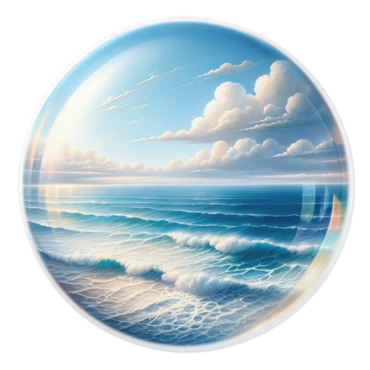 Petits Nautiques - Boutons en céramique océanique (Devant)