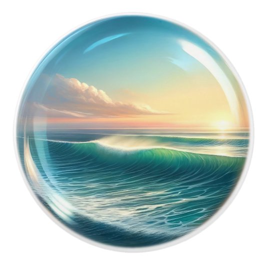 Petits Nautiques - Boutons en céramique océanique (Devant)