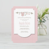 Petits oiseaux Clothesline Invitation (Debout devant)