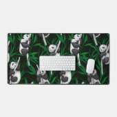 Petits panda sur vert foncé (Clavier et souris)