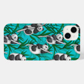 Petits panda turquoise (Verso Horizontal)