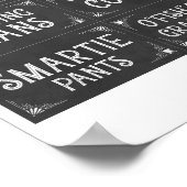 Petits panneaux de tableau noir - Signes de barre  (Coin)