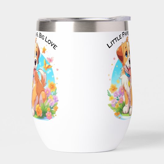 Petits Poches De Chiot Mignonne Grand Amour (Gauche)