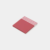 Petits Post-It à carreaux rouges (Incliné)