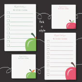 Petits Post-It Prof Partie Pomme Rouge