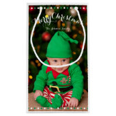 Petits sacs cadeaux de Noël personnalisés (Dos)