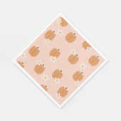 Petits serviettes en papier Citrouille (Coin)