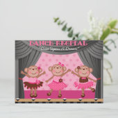 Petits singes Danse Contre Invitations (Debout devant)