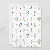 Petits souhaits Fleurs sauvages pour la carte Keep (Dos)